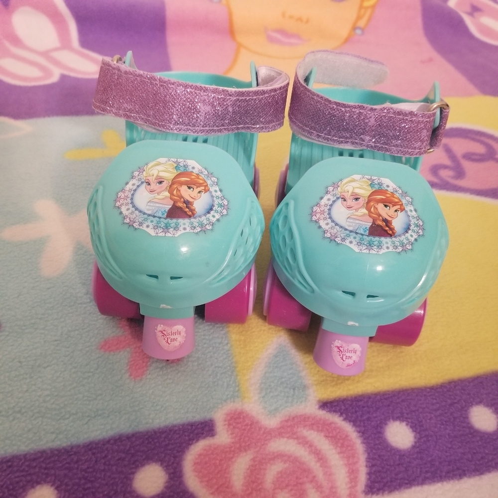 Kids Roller Skates - Turquoise and Purple